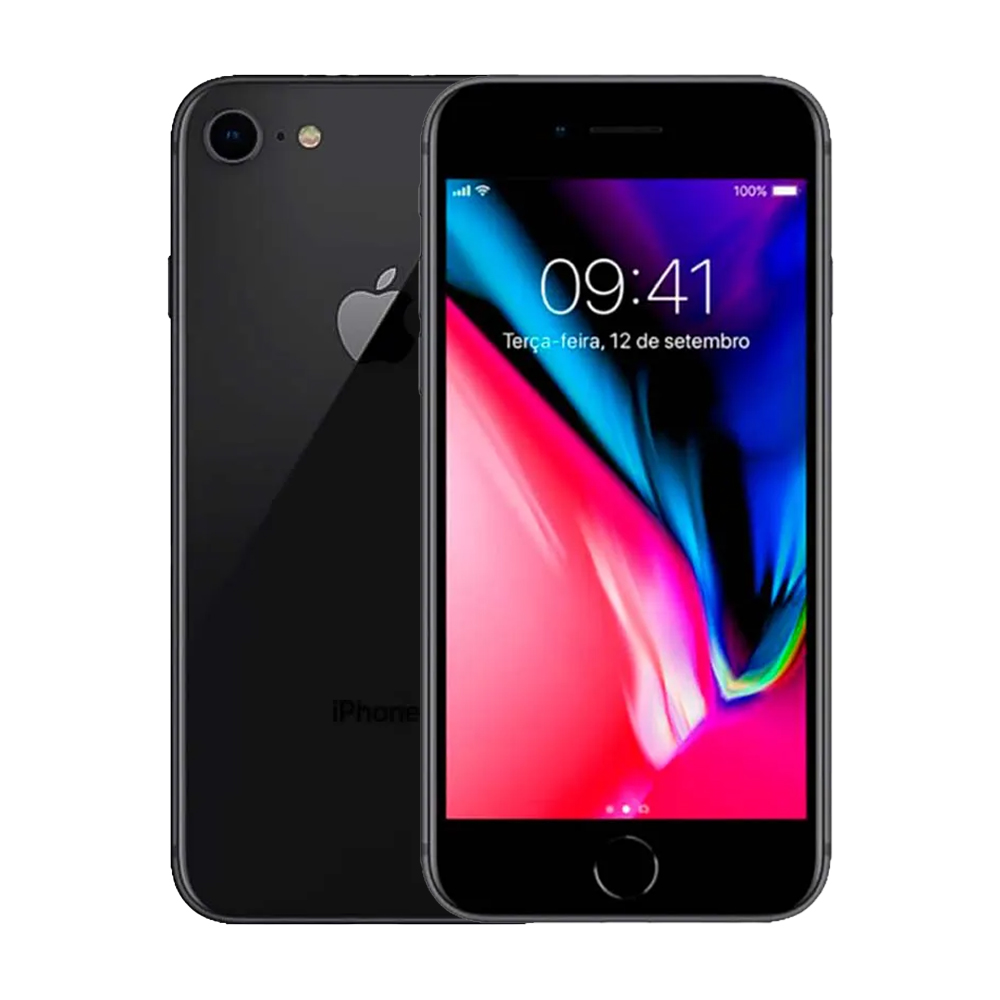 Apple iPhone 8 64GB Preto 4G iOS Seminovo